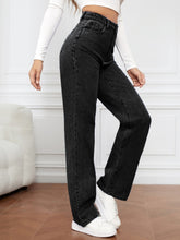 Load image into Gallery viewer, Blue Jeans-High Waist Straight Blue Jeans for Women | Blue Jeans
