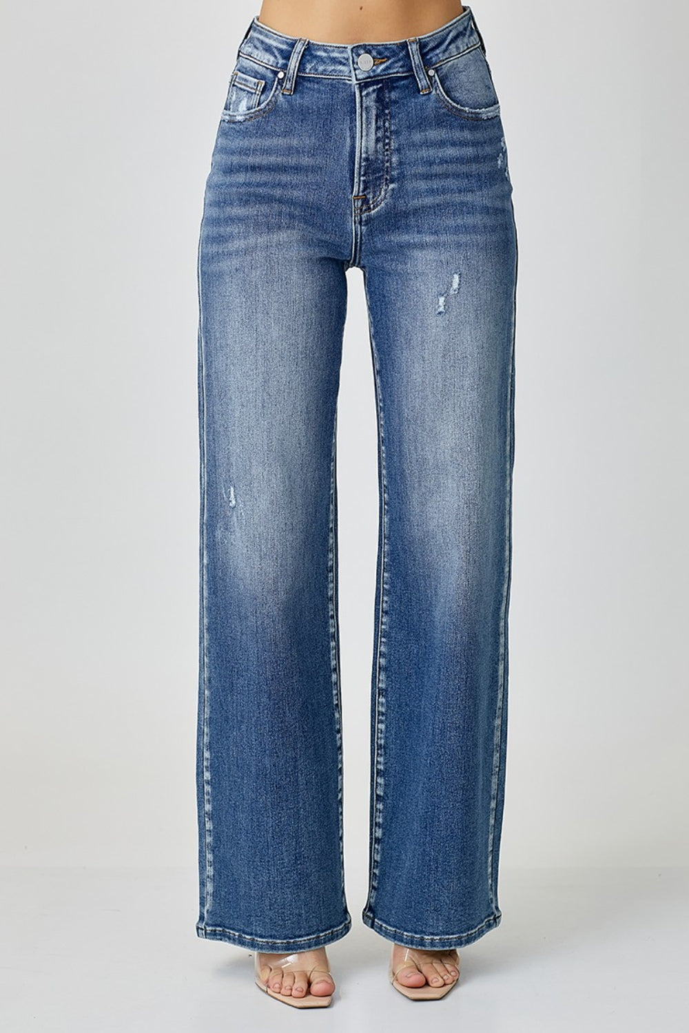 RISEN High Waist Wide Leg Jeans- Broke Girl Philanthropy